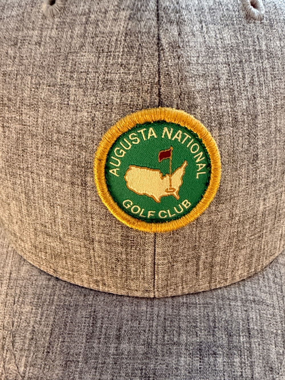 Masters GOLF Grey Augusta National HAT Cap Gray like new - Picture 2 of 6